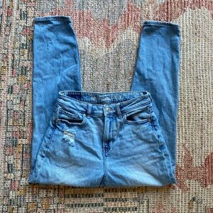 American Eagle Distressed Mom Jeans